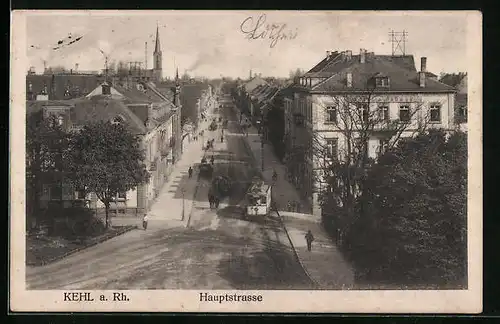 AK Kehl am Rhein, Hauptstrasse