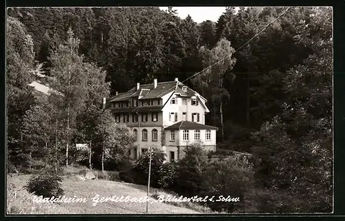 AK Bühlertal /Schwarzw., Waldheim Gertelbach