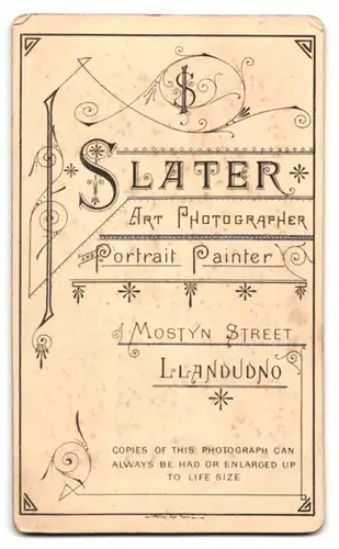 Fotografie Slater, Llandudno, Mostyn Street, Kleiner Junge im Matrosenanzug