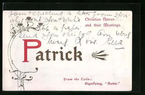 AK Namenstag von Patrick