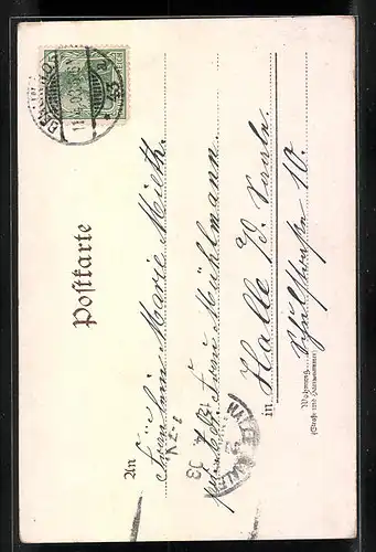 AK Mädchen im Osterei