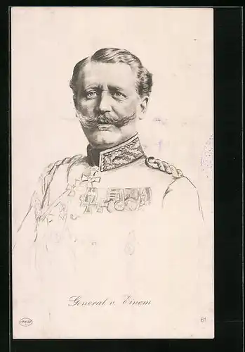 AK Heerführer General vond Einem in Uniform mit Orden