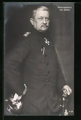 AK Heerführer Generaloberst von Bülow in Uniform