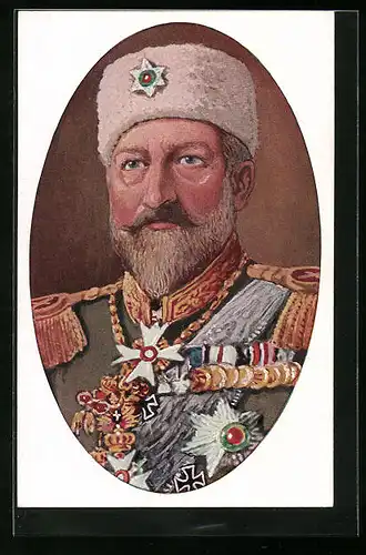 Künstler-AK Ferdinand I, König von Bulgarien
