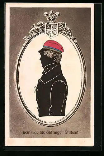 AK Bismarck als Göttinger Student
