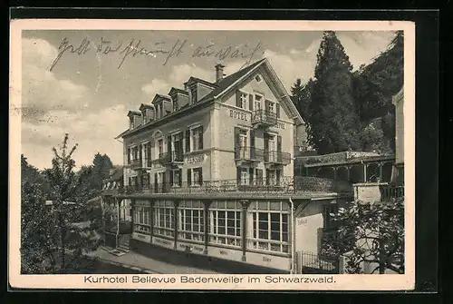 AK Badenweiler /Schwarzwald, Kurhotel Bellevue