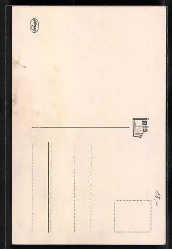 AK Schauspieler Angelo Ferrari im Nadelstreifenanzug in legerer Pose
