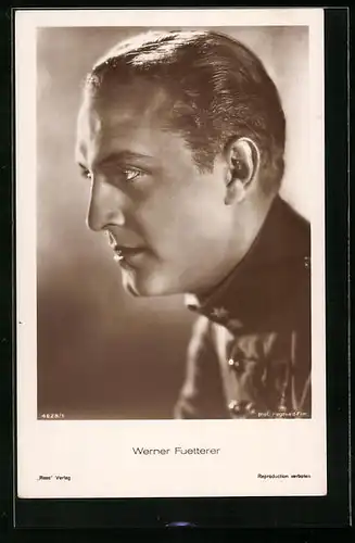 AK Schauspieler Werner Fuetterer im Seitenprofil