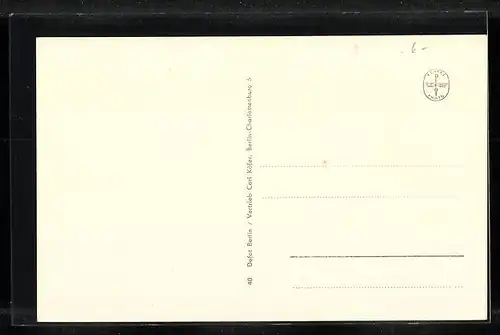 AK Berlin, Deutsche Industrie-Ausstellung 1952, beleuchtete Fontänen