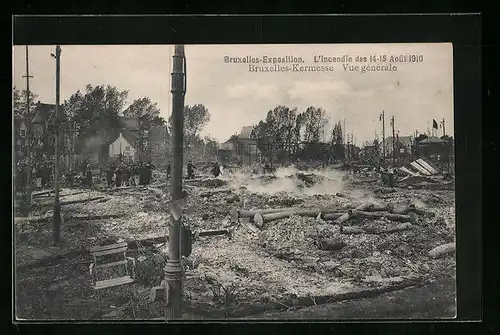 AK Bruxelles, Exposition 1910, Bruxelle-Kermesse Vue générale