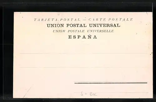 AK Fuenterrabia, Palais Miramar y vista de la Playa