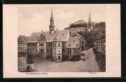 AK Blankenburg, Rathausgebäude