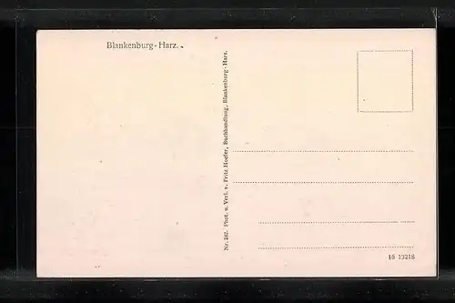 AK Blankenburg, Rathausgebäude