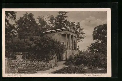 AK Wörlitz, Park - Flora-Tempel