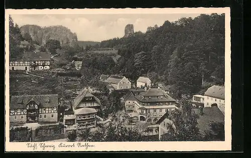 AK Rathen, Blick auf den Kurort