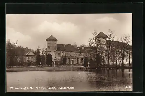 AK Rheinsberg i. M., Schlossansicht, Wasserseite