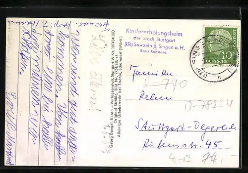 AK Storzeln, Kinderheim und Gutshof