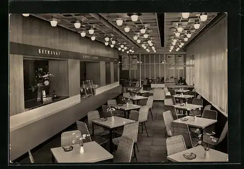 AK Koserow /Usedom, HOG Milchbar Achterwasser, Innenansicht