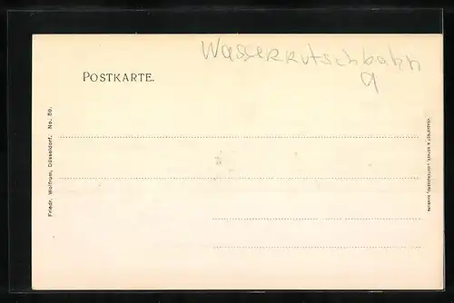 AK Düsseldorf, Gewerbe- und Industrie-Ausstellung 1902 - Wasserrutschbahn im Vergnügungspark