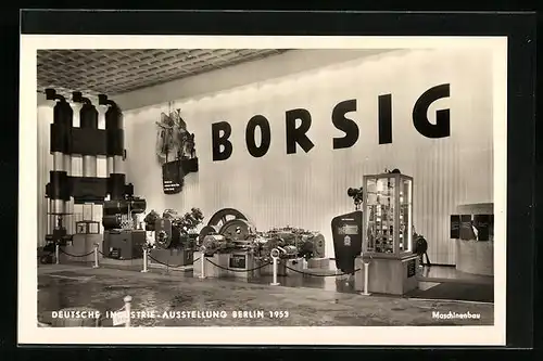 AK Berlin, Deutsche Industrie-Ausstellung 1953 - Maschinenbau