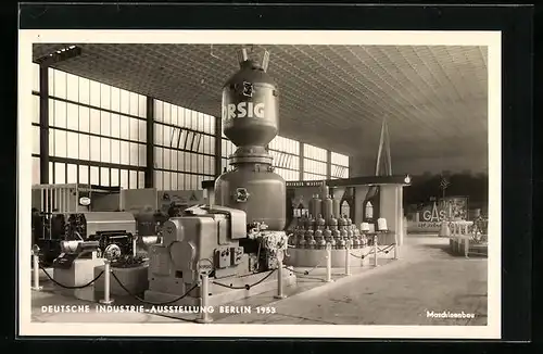 AK Berlin, Deutsche Industrie-Ausstellung 1953 - Maschinenbau