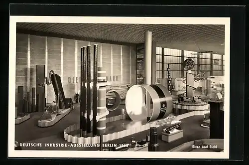 AK Berlin, Deutsche Industrie-Ausstellung 1953 - Eisen und Stahl