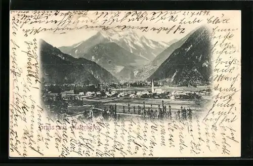 AK Maierhofen, Teilansicht mit Kirche