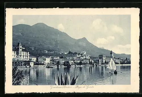 AK Gardone-Riviera, Panorama