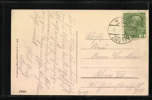 AK Aflenz, Panorama mit Kirche