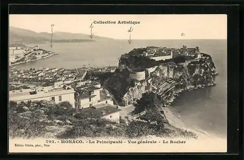 AK Monaco, La Principauté, Le Rocher