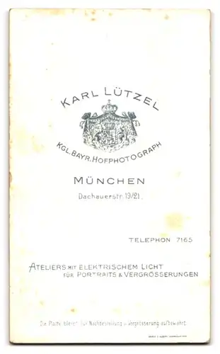 Fotografie Karl Lützel, München, Dachauerstr. 19-21, Kleines Mädchen und Junge in modischer Kleidung