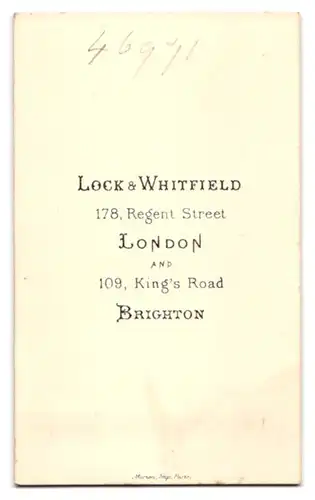 Fotografie Rock & Whitefield, London, 178 Regent Street, Portrait Herr mit Schnauzbart