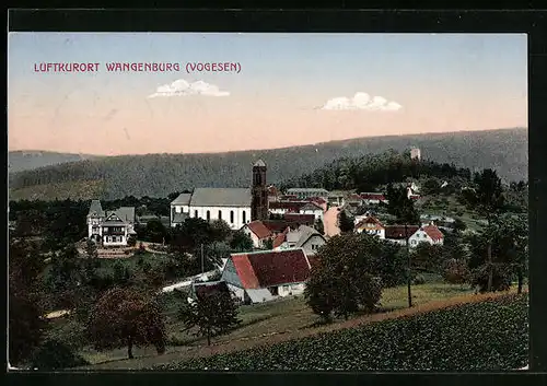 AK Wangenburg /Vogesen, Gesamtansicht aus der Vogelschau