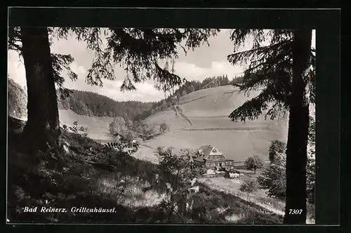 AK Bad Reinerz, Gasthaus Grillenhäusel