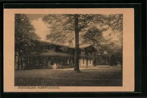 AK Joachimsthal, Jagdschloss Hubertuseck