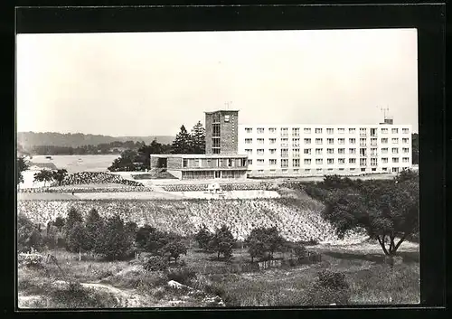 AK Feldberg, FDGB-Erholungsheim aus der Vogelschau