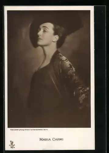AK Schauspielerin Maria Carmi in einer Rolle