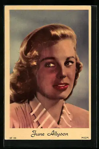 AK Schauspielerin June Allyson in einer Filmrolle
