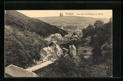 AK Hastière, Vue prise des Rochers de Tahaut