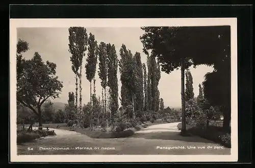 AK Panagurichté, Une vue du parc