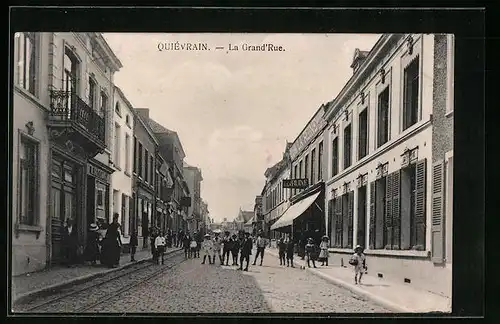 AK Quiévrain, La Grand`Rue