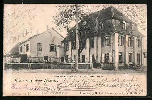 AK Neu-Isenburg, Restaurant zur Mühle
