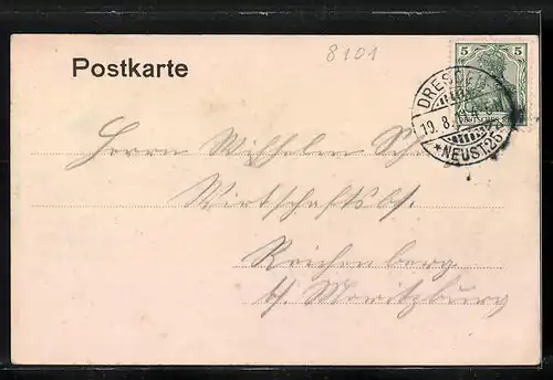 AK Volkersdorf, Gasthof zur Hoffnung