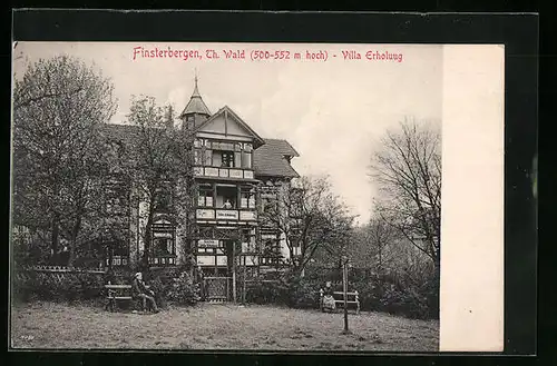 AK Finsterbergen, Hotel Villa Erholung