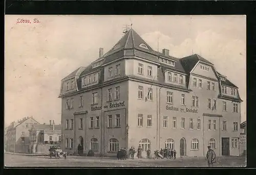 AK Löbau i. Sa., Gasthaus zum Reichshof