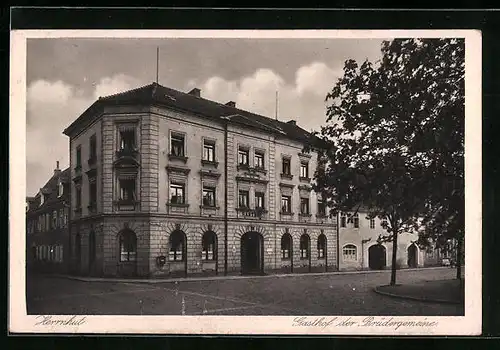 AK Herrnhut, Gasthof der Brüdergemeine