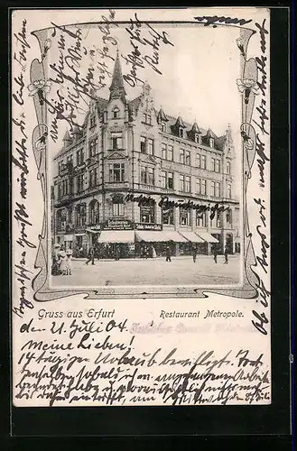 AK Erfurt, Restaurant Metropole