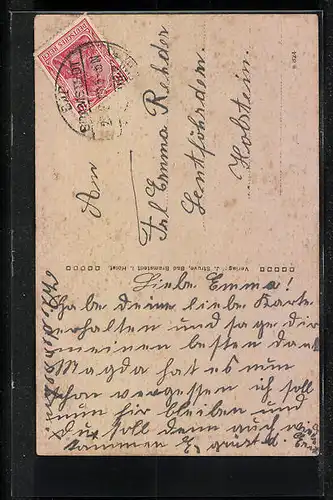 AK Bimöhlen /Holstein, Ehrenpforte 1918