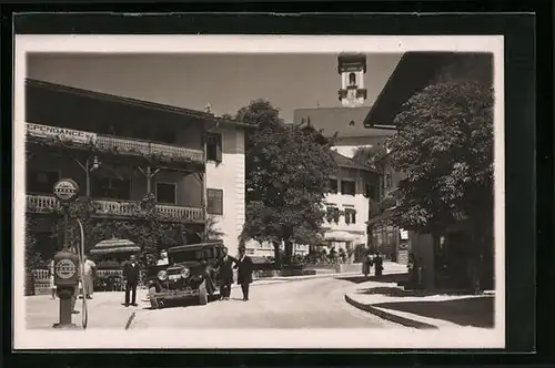 AK Gossenspass, Tankstelle neben Independance Grandhotel