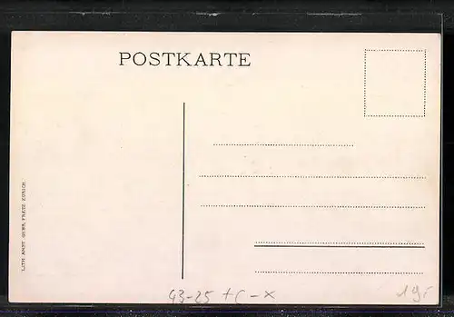 AK Küsnacht, See-Sängerfest 1911, Festhalle
